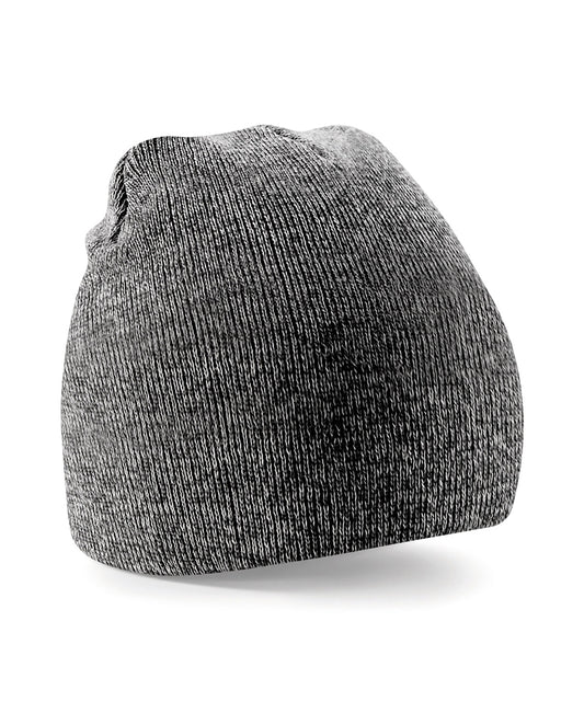 Two-tone pull-on beanie